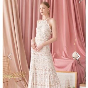 Chicwish lace halter dress